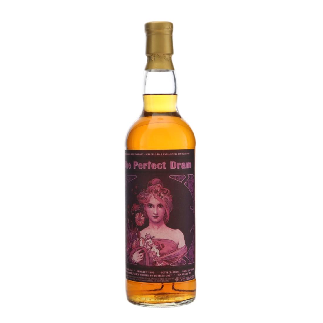 Cooley The Perfect Dram 10th Anniversary 28 Year Old, Barrel Cask, 1989, The Whisky Agency, 49.9% whisky bottle