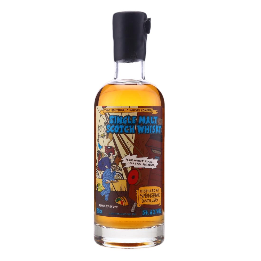 Springbank Batch No. 1, Bourbon & Sherry Cask, That Boutique-y Whisky Company, 54.6% whisky bottle