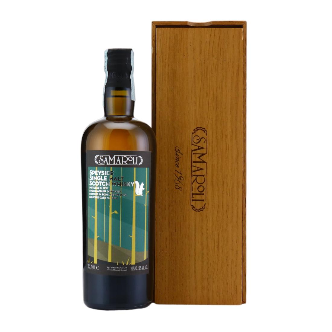 Macduff 25 Year Old, Bourbon Cask, Cask #5260, 1997, Samaroli, 50% whisky bottle