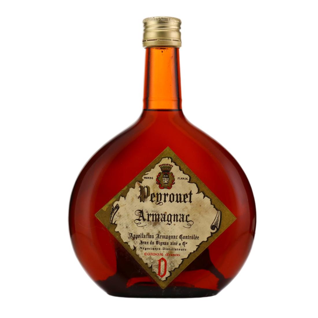 Peyrouet Armagnac, 40% whisky bottle