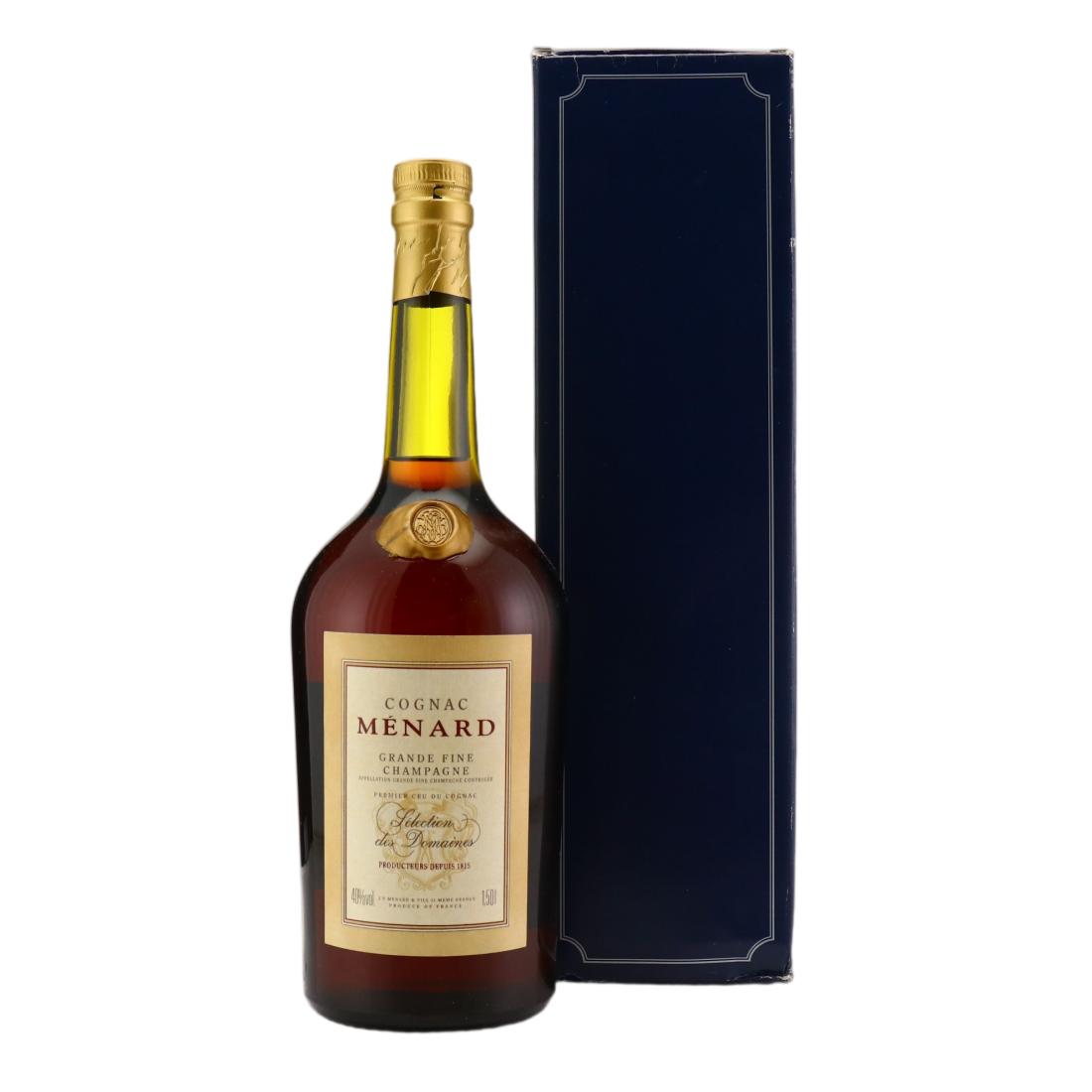 Ménard Sélection des Domaines Grande Fine Champagne, 2024, 40% whisky bottle