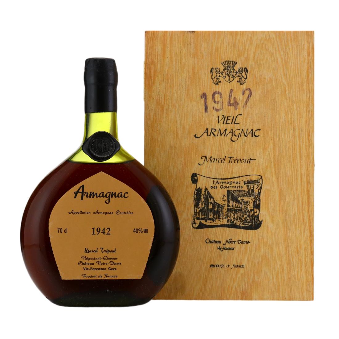 Marcel Trépout 1942, Oak Cask, 30 Year Old, 40% whisky bottle