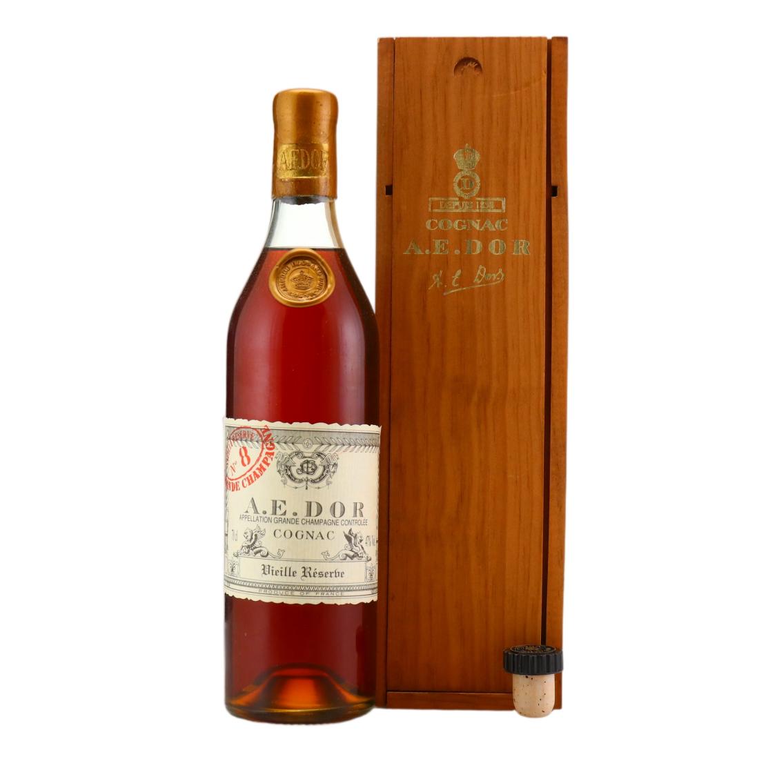 A.E. Dor Vieille Réserve No. 8 Grande Champagne Cognac, Oak Cask, 2022, 47% whisky bottle