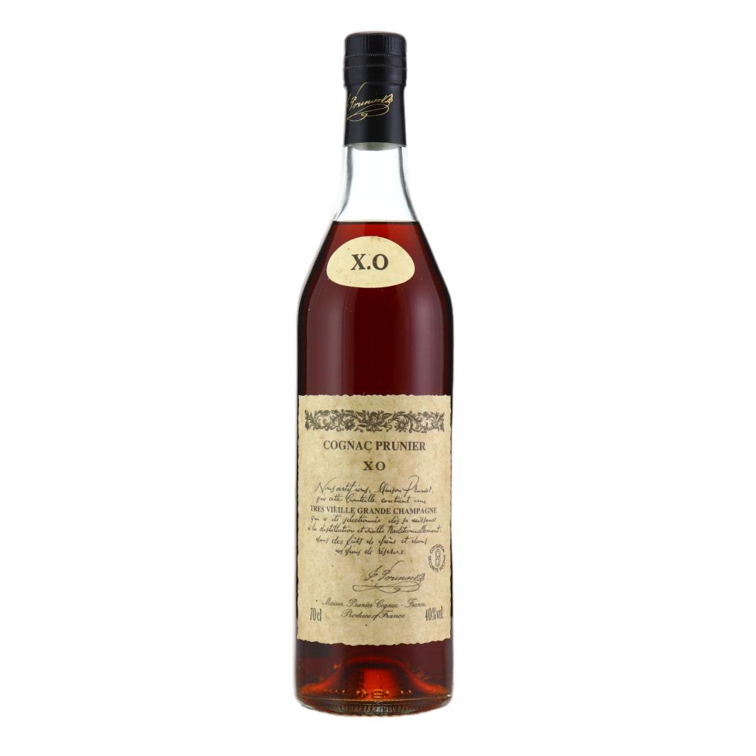 Prunier XO Très Vieille Grande Champagne, Oak Cask, 40% whisky bottle