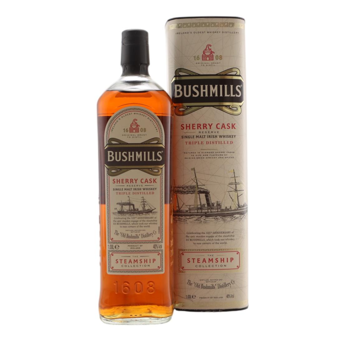 Bushmills Sherry Cask Steamship Collection 1L, Sherry Cask, 2016, 40% whisky bottle