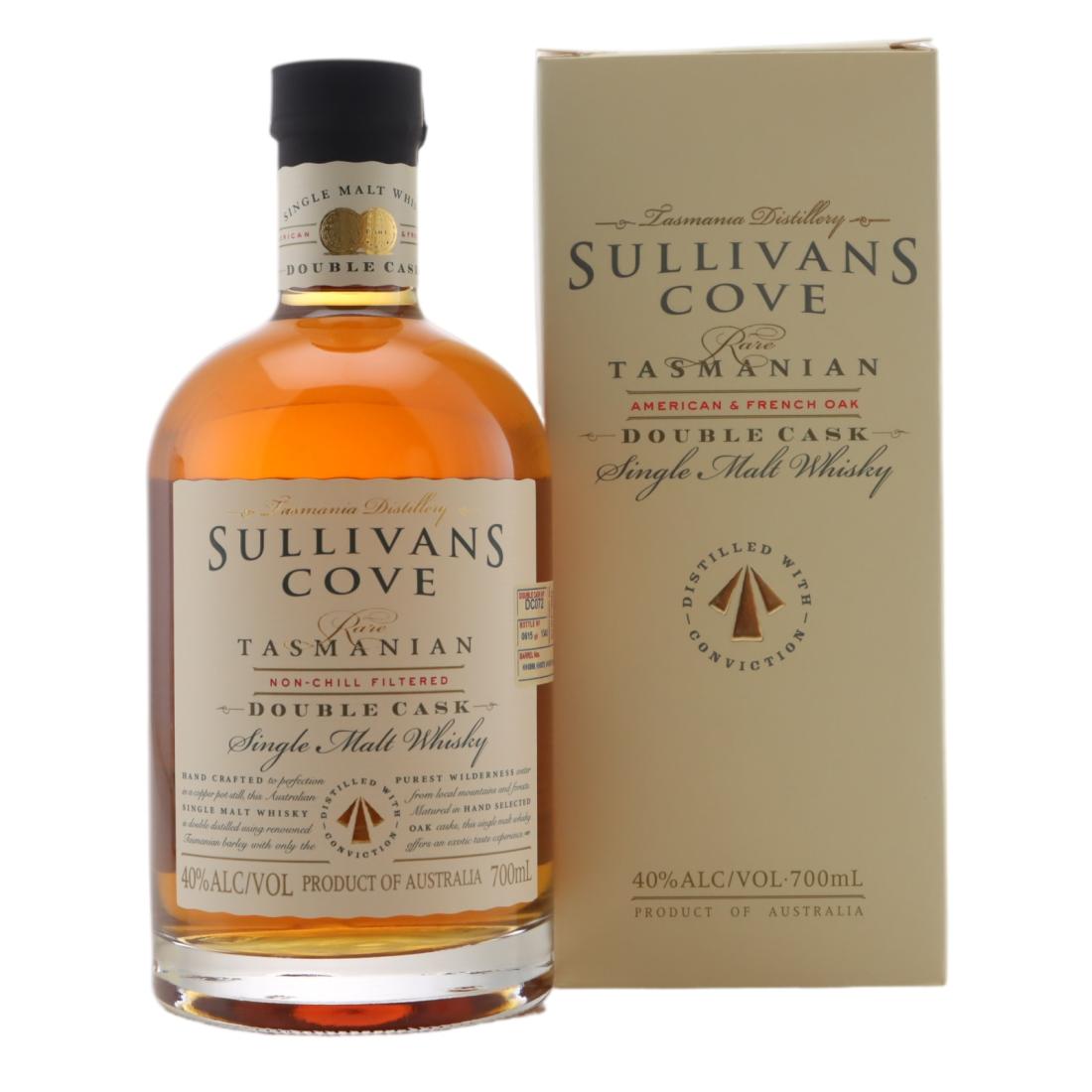 Sullivans Cove Double Cask #13 Year Old, Bourbon & Port Cask, DC072, 2014, 40% whisky bottle