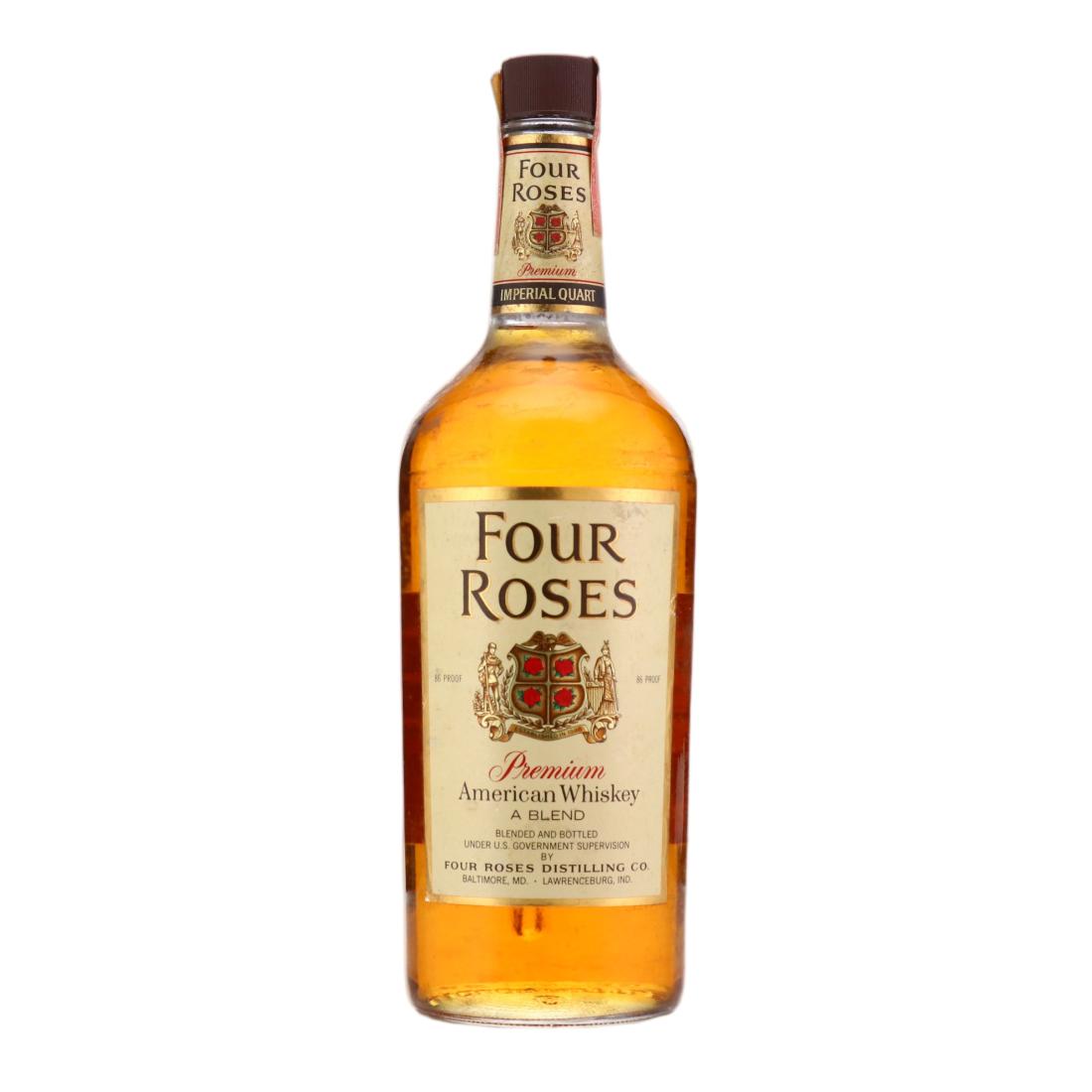 Four Roses Premium American Light Whiskey, 43% whisky bottle
