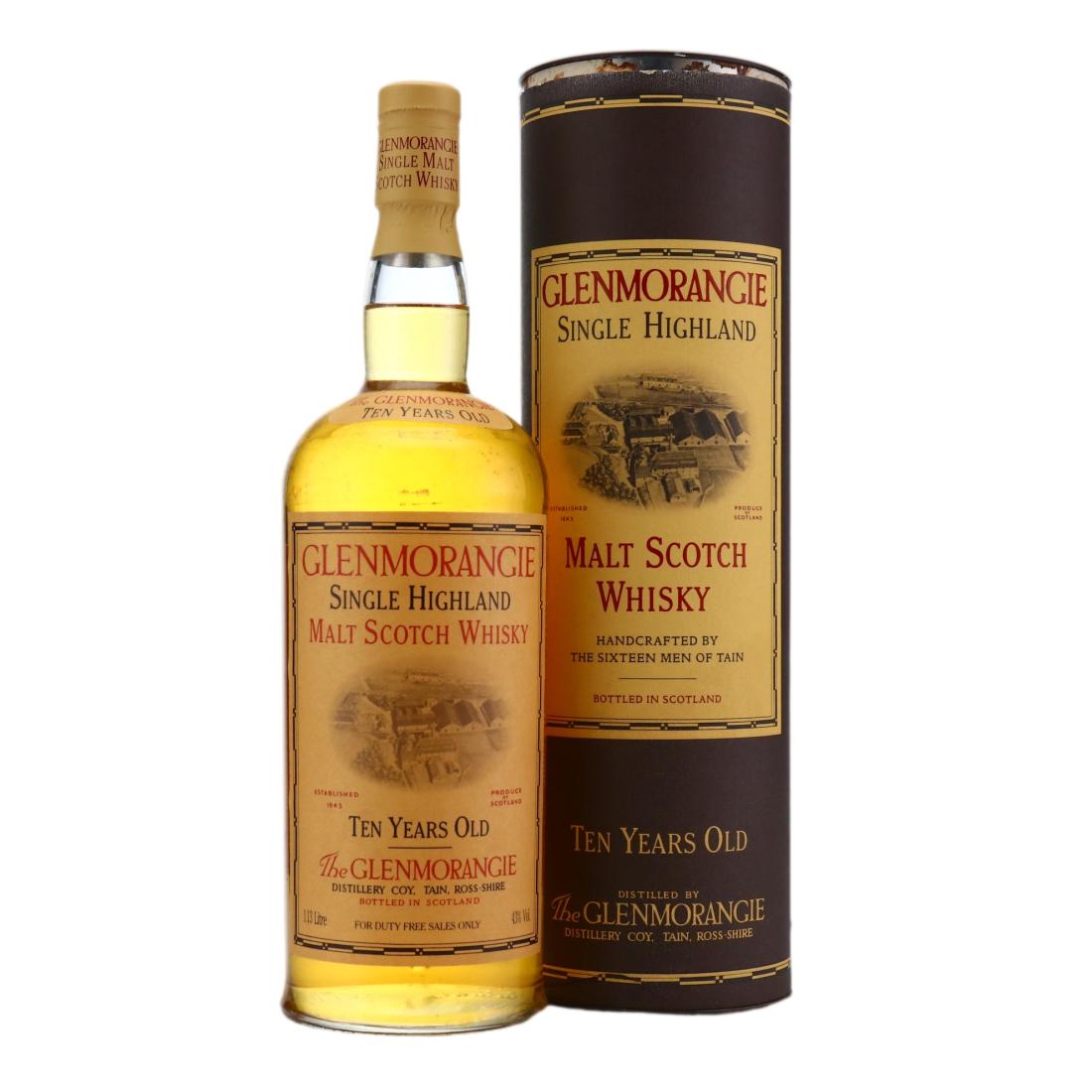 Glenmorangie 10 Year Old, 1993, 43%, 1.13L whisky bottle