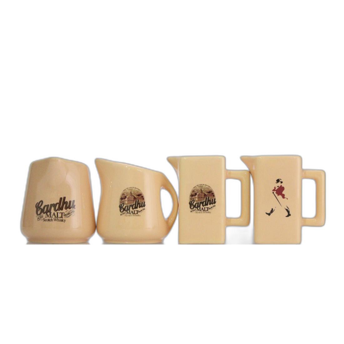 Cardhu Ceramic Jugs X 4