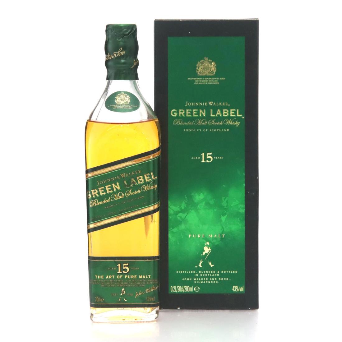 Johnnie Walker Green Label 15 Blended Malt