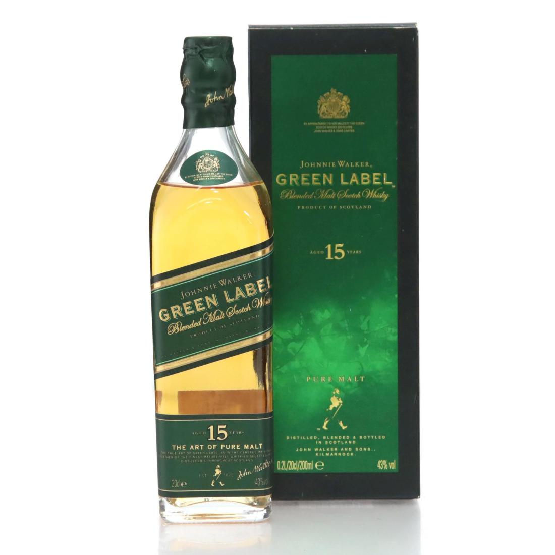 Johnnie Walker Green Label 15 Blended Malt
