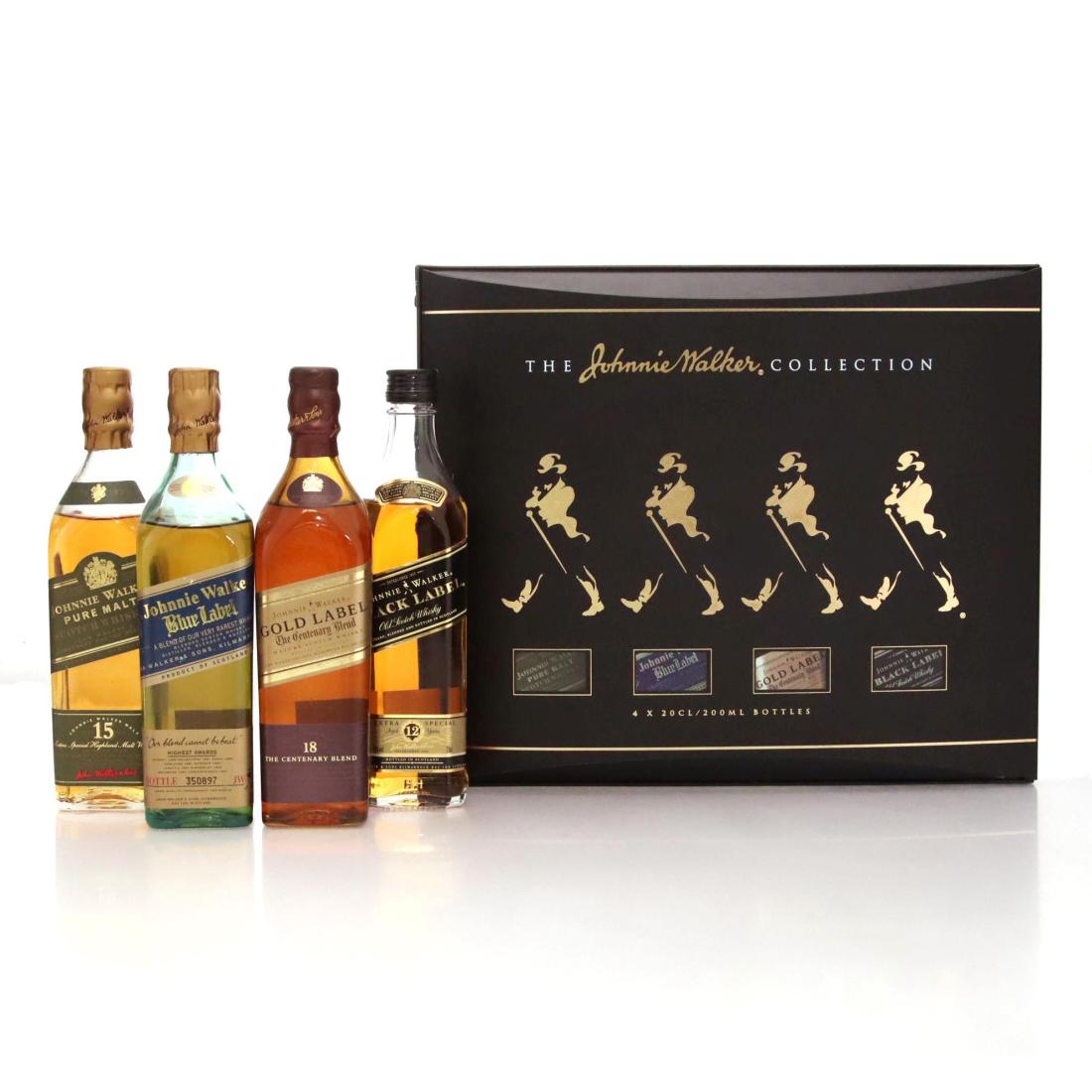 Johnnie Walker The Collection Box Set Black Blue Gold Label Pure Malt