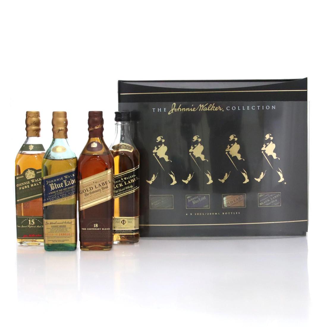 Image for Johnnie Walker The Collection Box Set - Black, Blue, Gold Label & Pure Malt