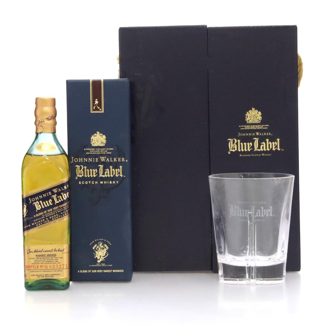 Johnnie Walker Blue Label Scotch Whisky Glass Gift Pack