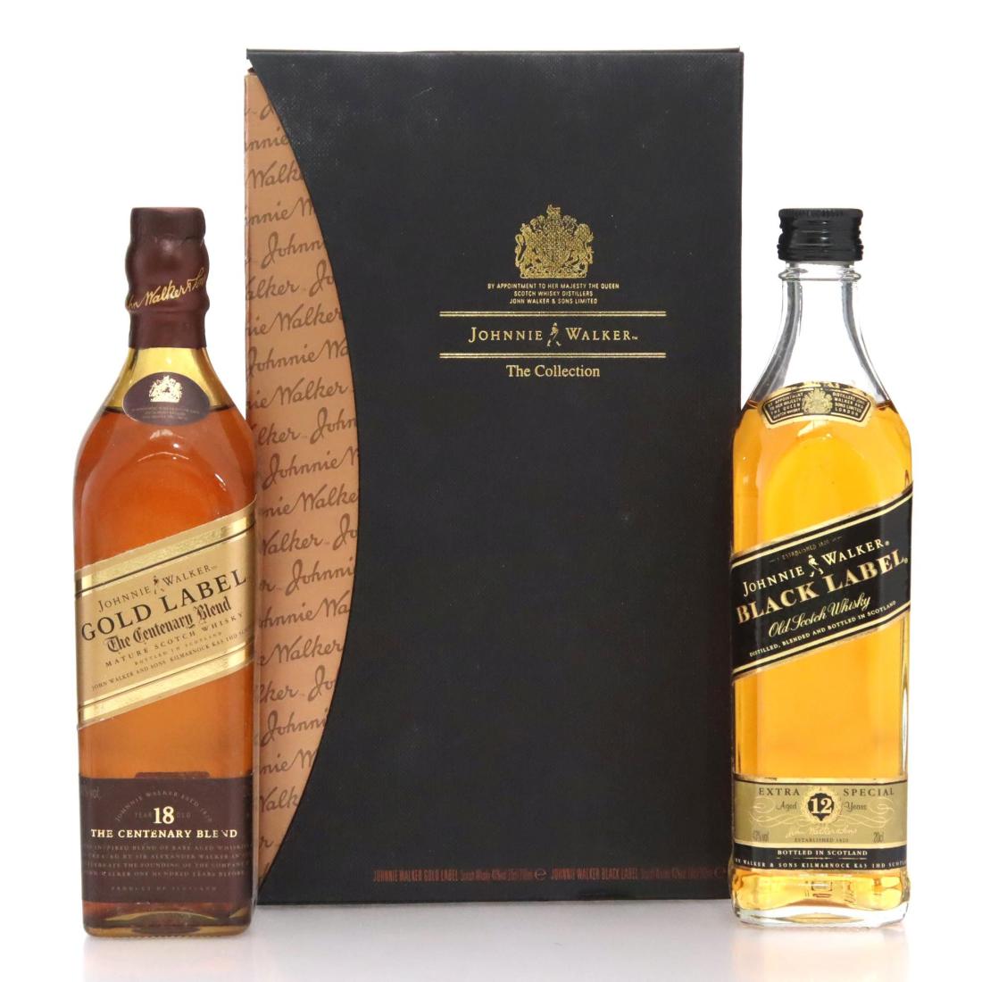 Johnnie Walker The Collection Box Set Black Gold Label