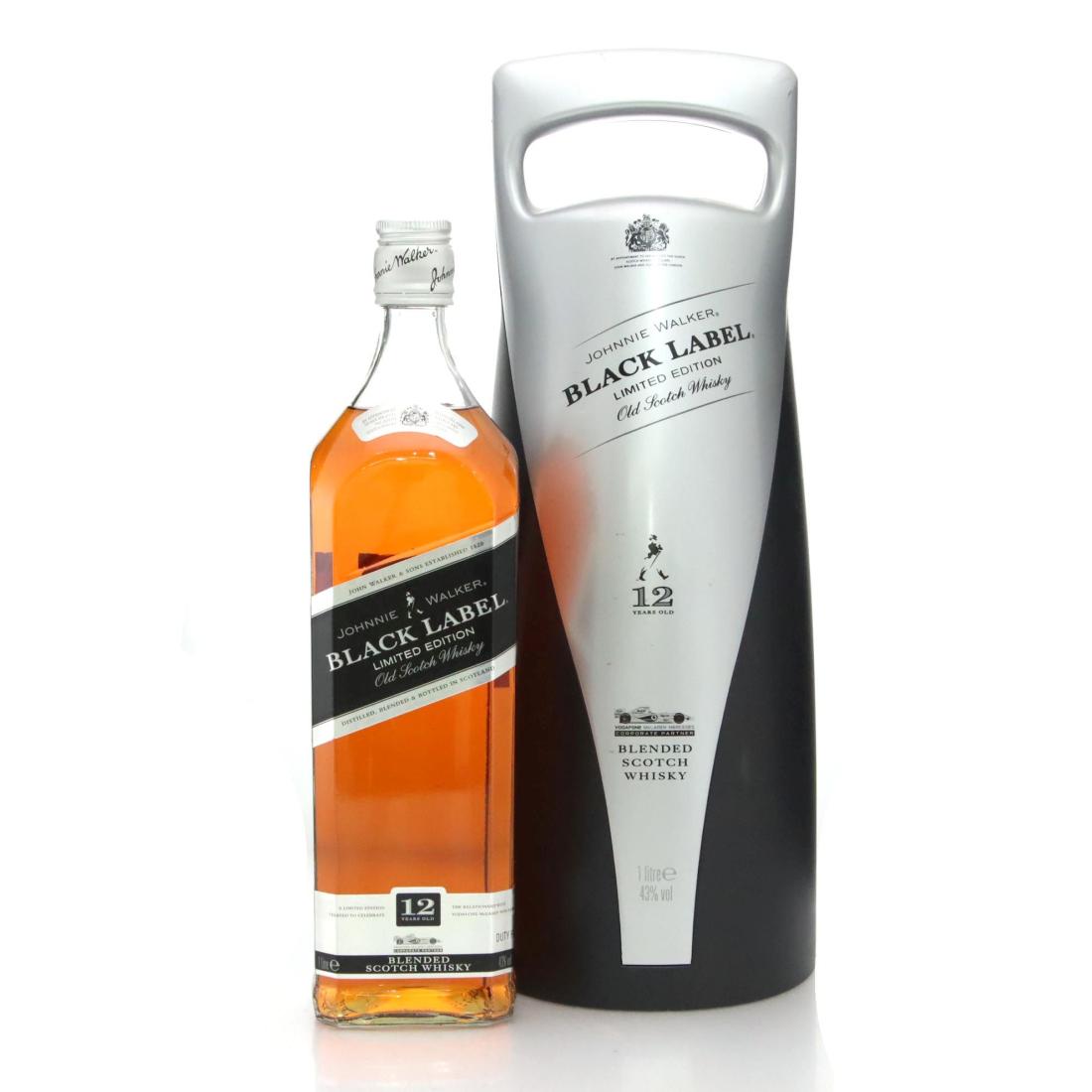 Johnnie Walker Black Label 12 Scotch Whisky Vodafone Mclaren Mercedes Litre
