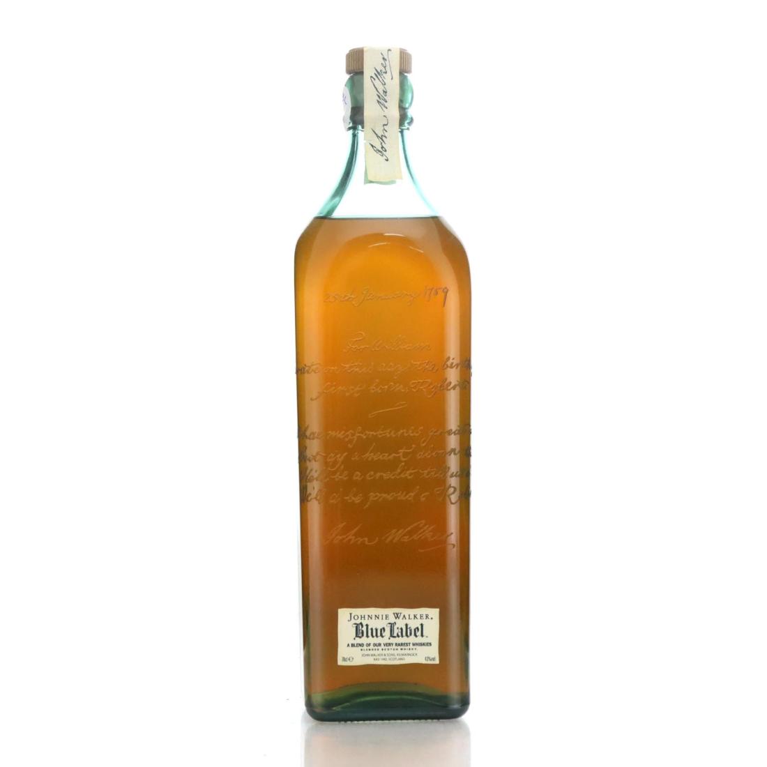 Johnnie Walker Blue Label Robert Burns Scotch Whisky