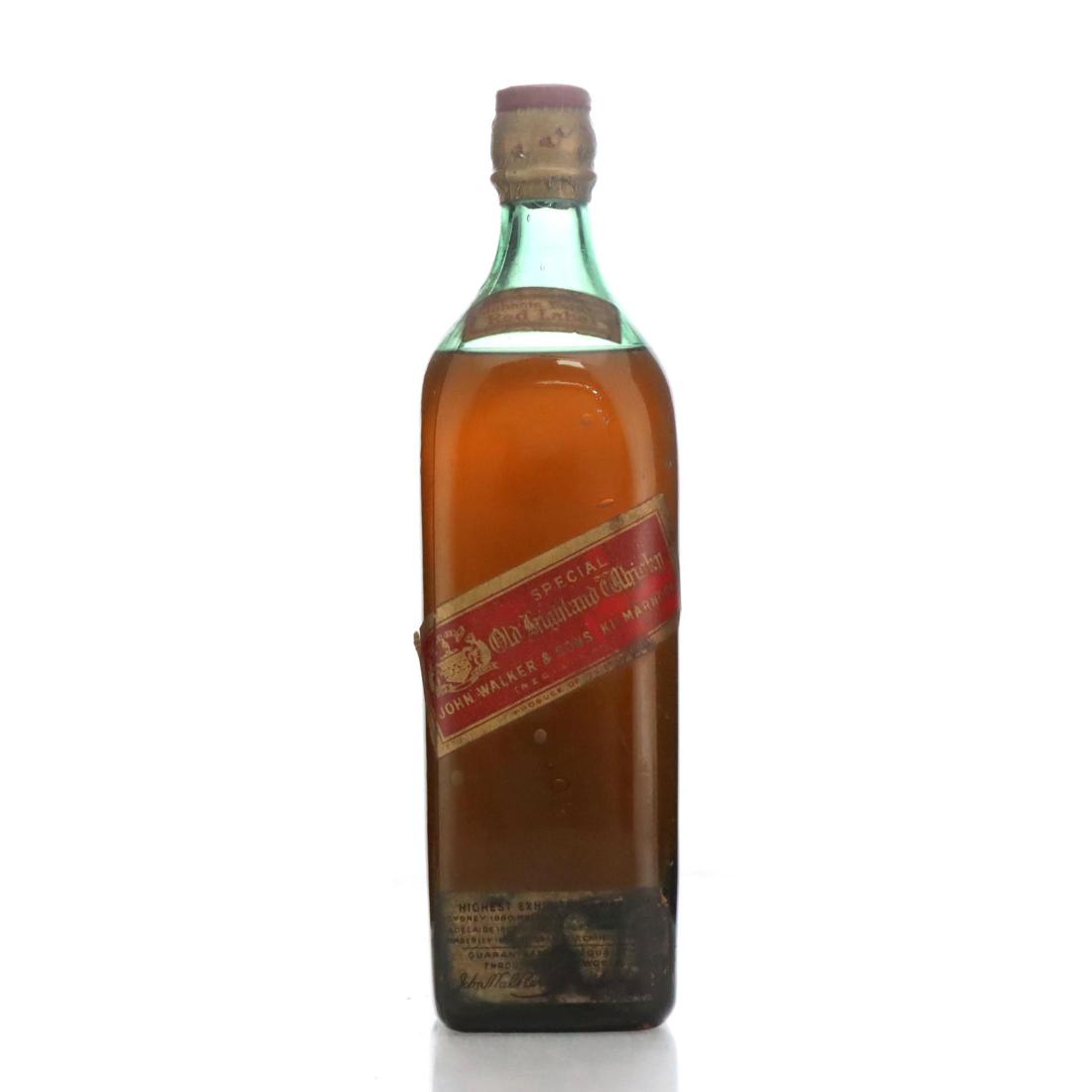 Johnnie Walker Red Label Special Old Highland Whisky