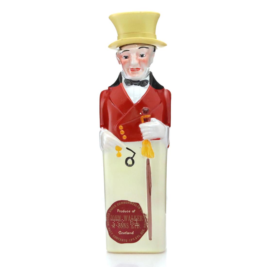 Johnnie Walker Old Highland Whisky Ceramic Figurine Sealed