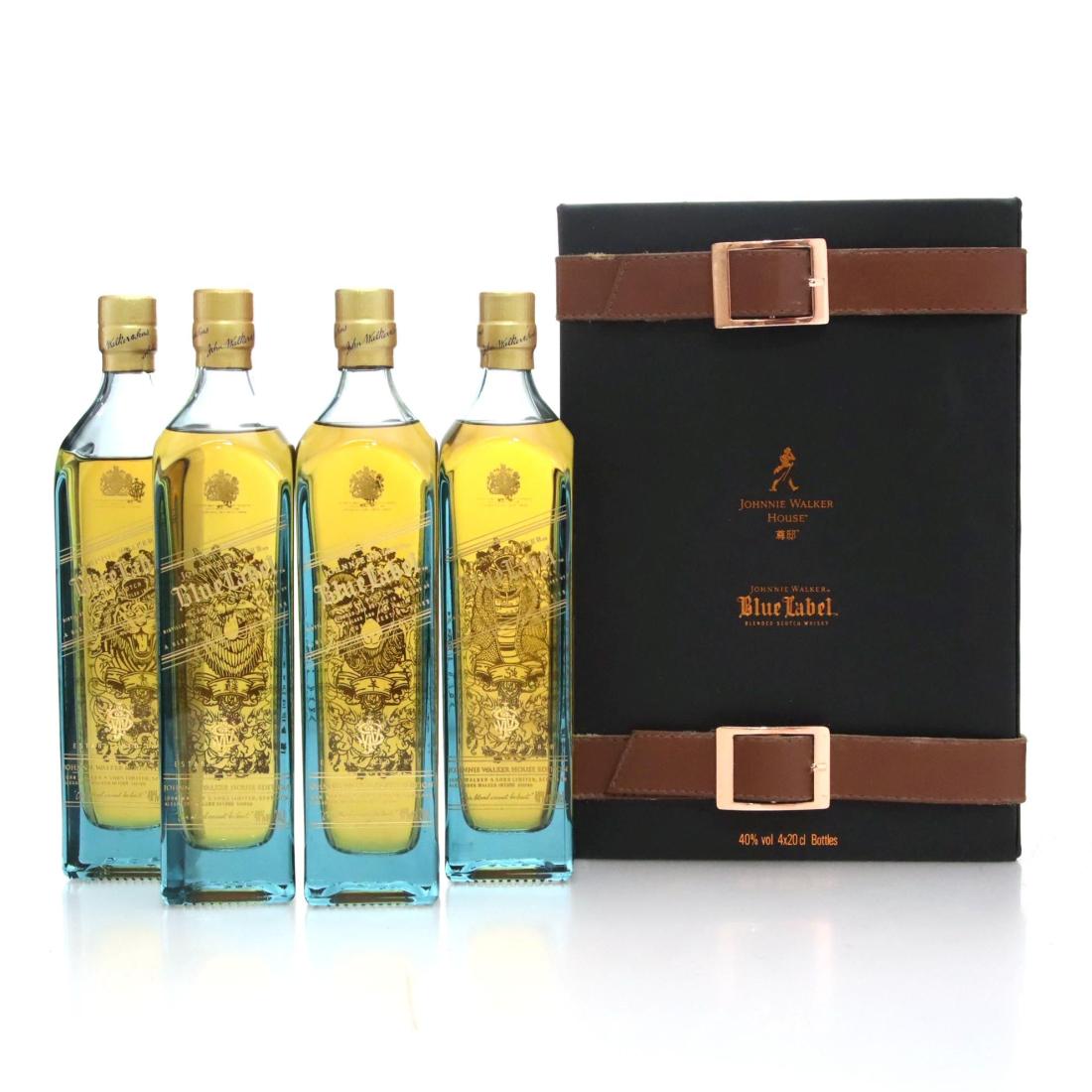 Johnnie Walker Blue Label Scotch Whisky Johnnie Walker House Box Set