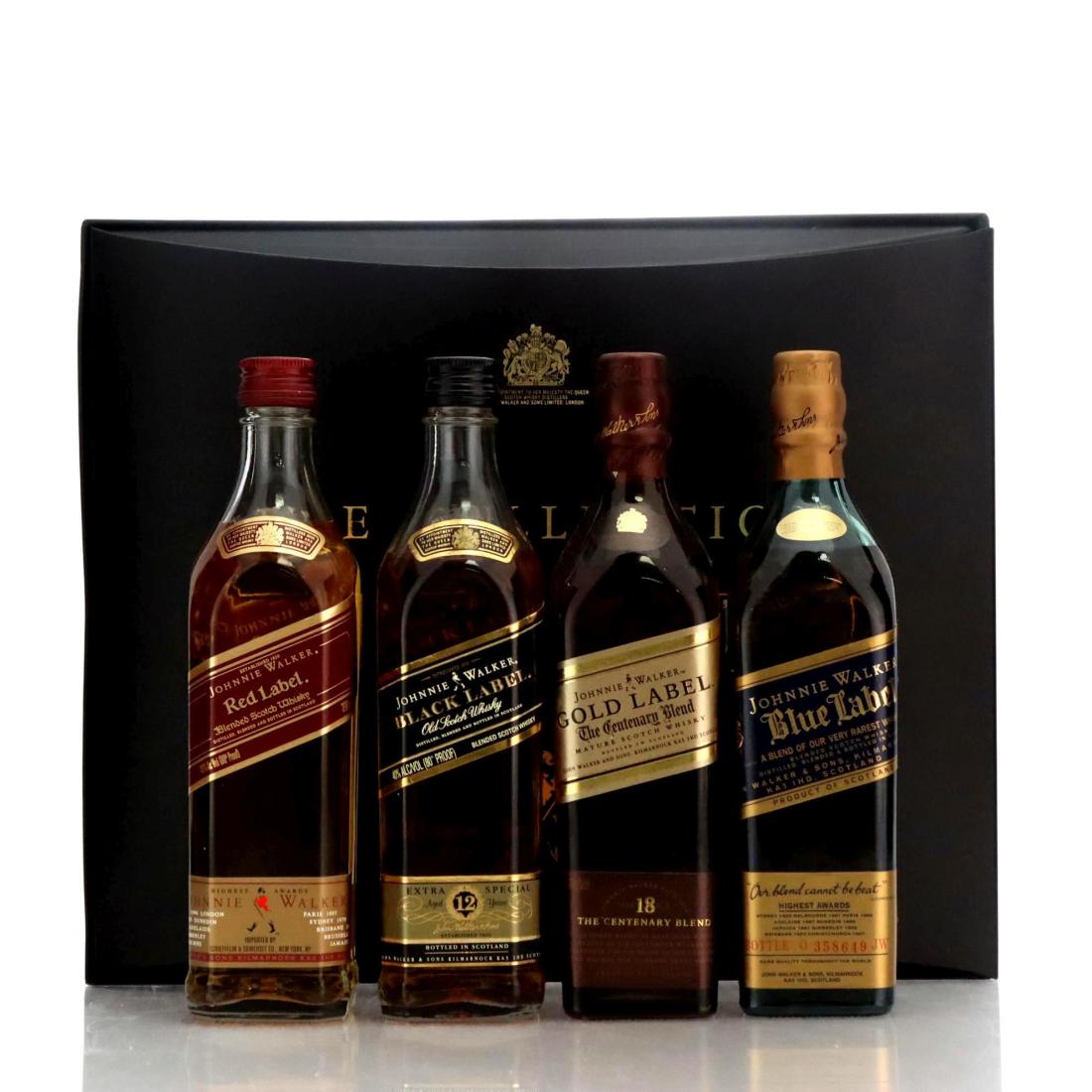 Johnnie Walker The Collection Box Set Black Blue Gold Red Label