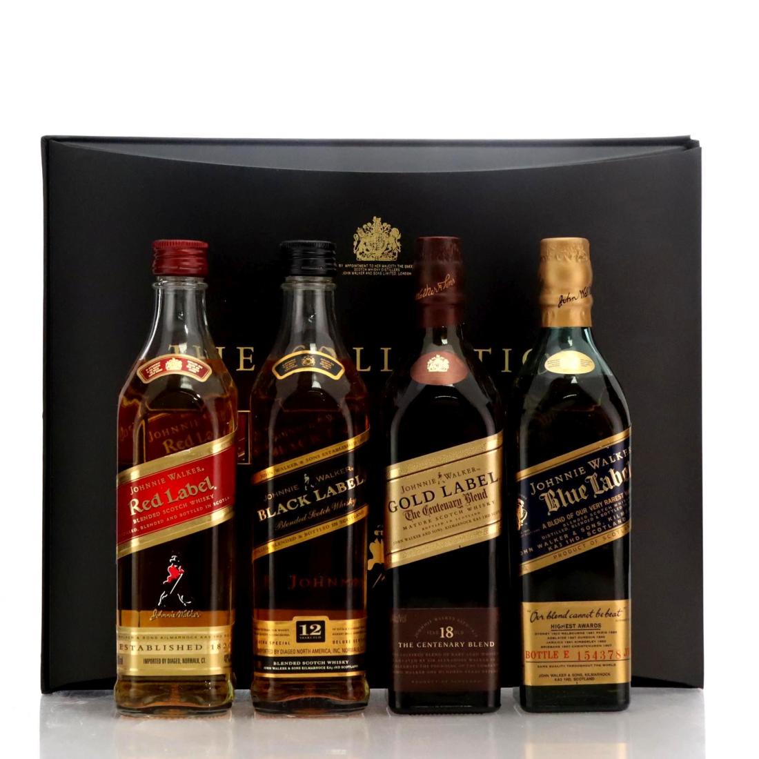 Johnnie Walker The Collection Box Set Black Blue Gold Red Label
