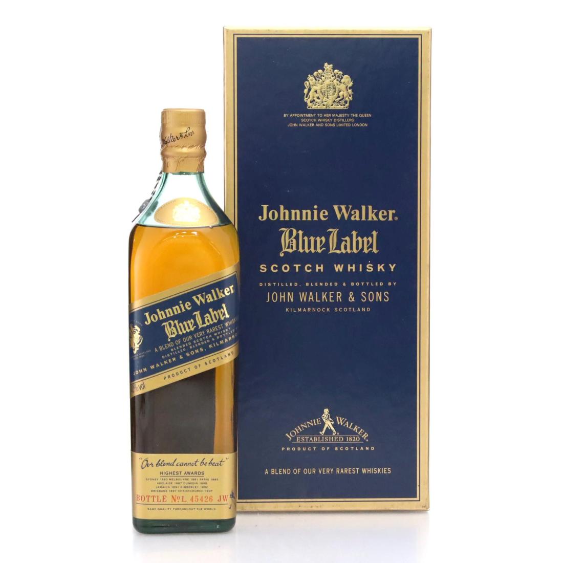 Johnnie Walker Blue Label Scotch Whisky United Distillers Managing Directors Award