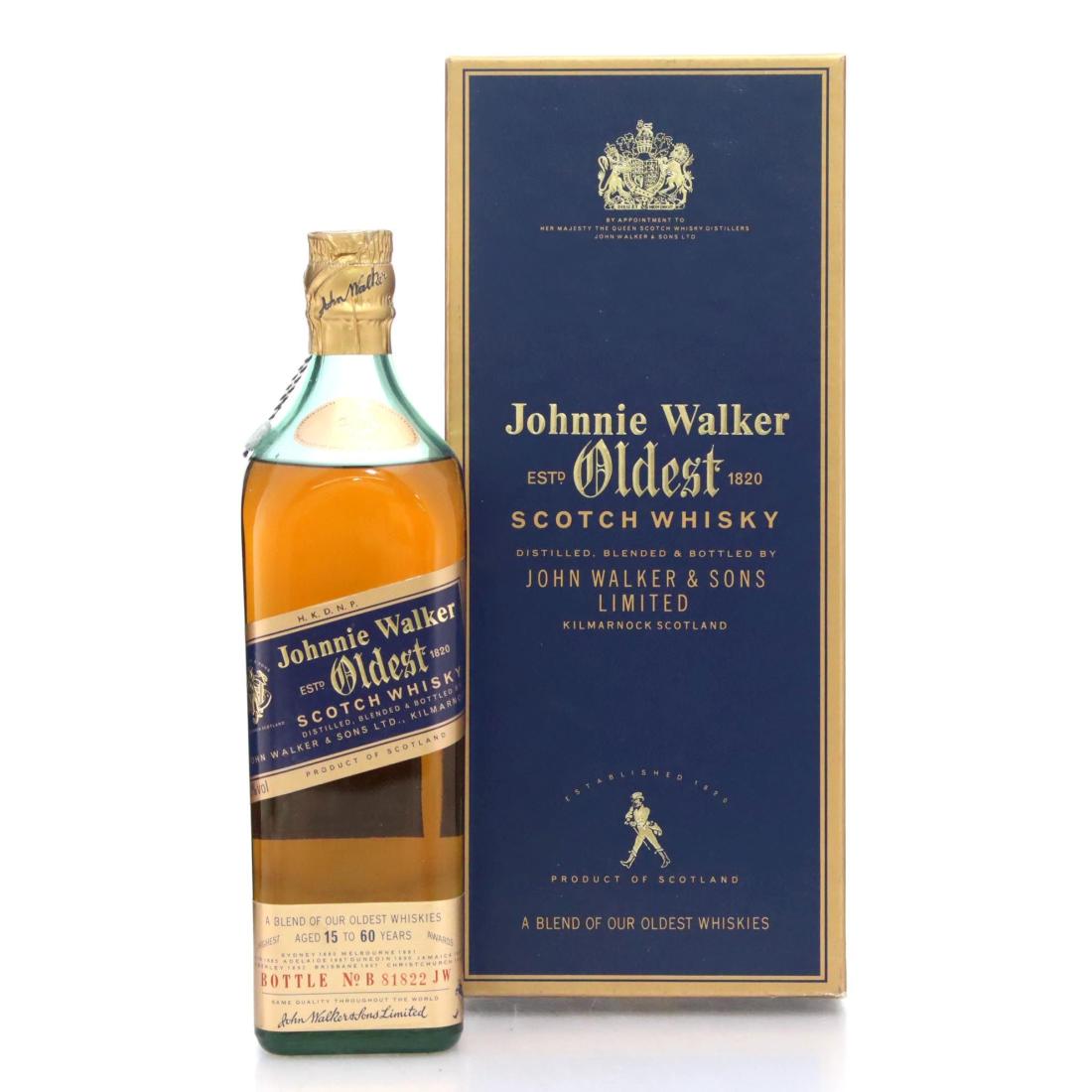 Johnnie Walker Oldest Aged 15 To 60 Years Scotch Whisky