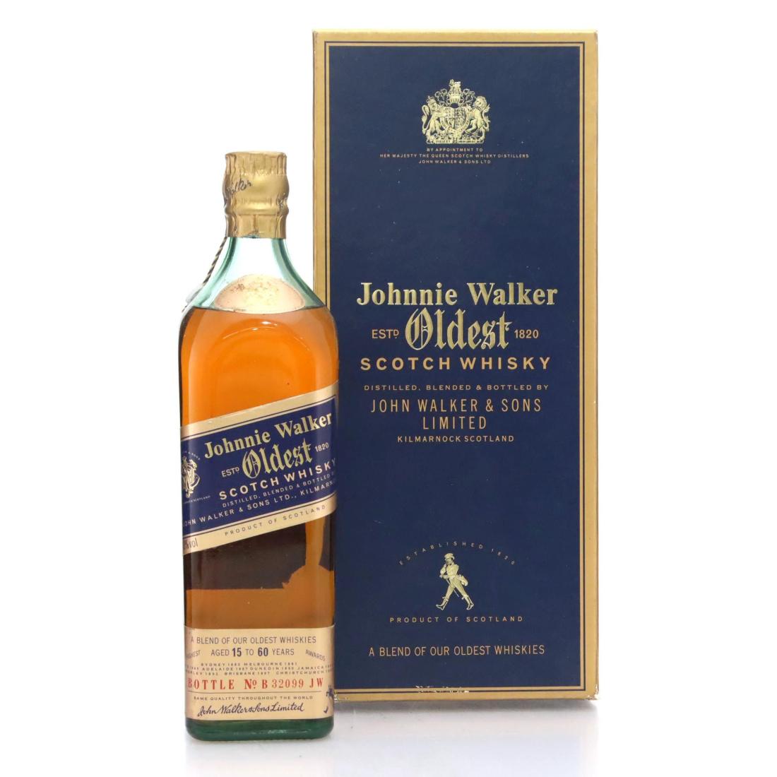 Johnnie Walker Oldest Aged 15 To 60 Years Scotch Whisky