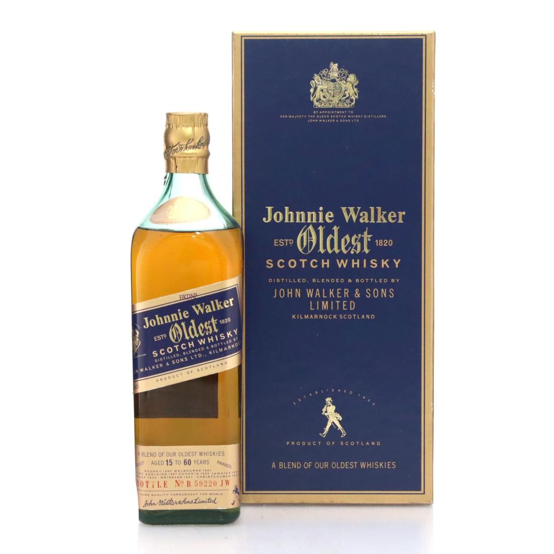 Johnnie Walker Oldest Aged 15 To 60 Years Scotch Whisky
