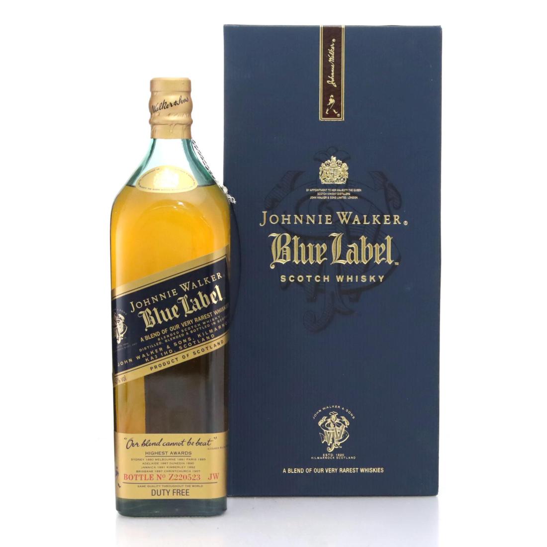 Johnnie Walker Blue Label Scotch Whisky Litre