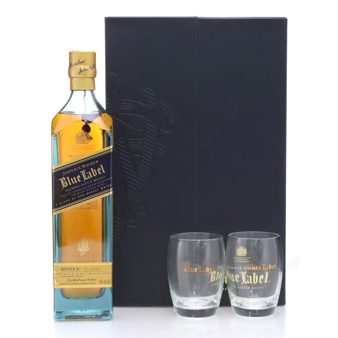 Johnnie Walker Blue Label Scotch Whisky Glasses Gift Pack