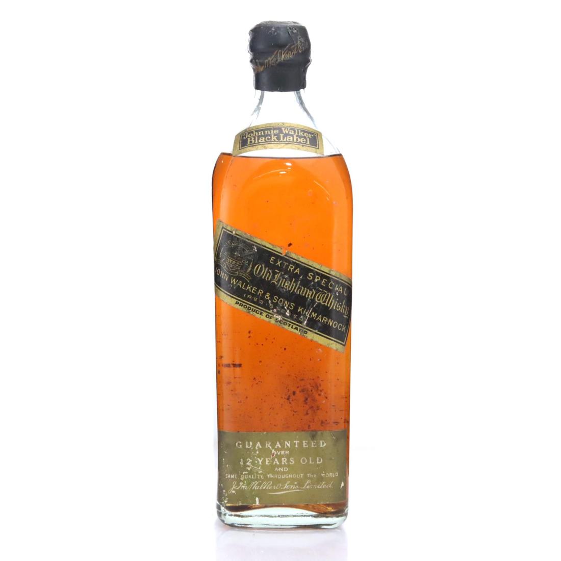 Johnnie Walker Black Label 12 Extra Special Old Highland Whisky
