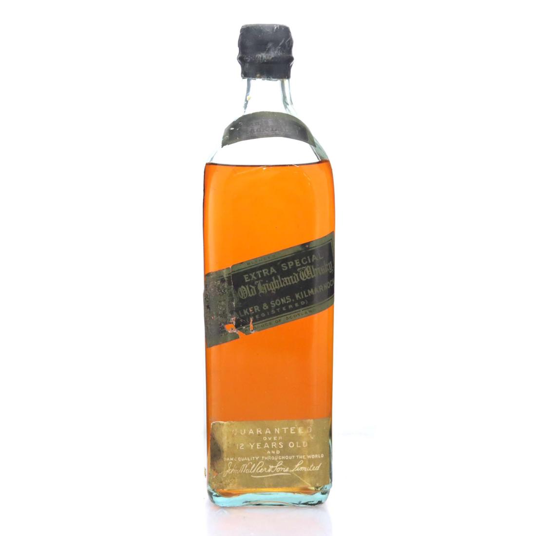 Johnnie Walker Black Label 12 Extra Special Old Highland Whisky