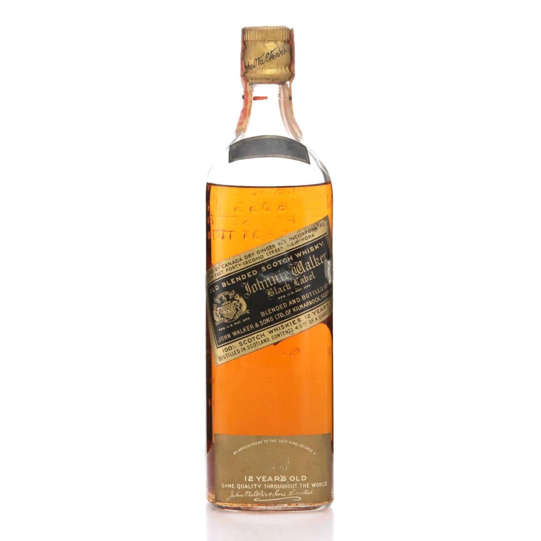 Johnnie Walker Black Label 12 Old Blended Scotch Whisky