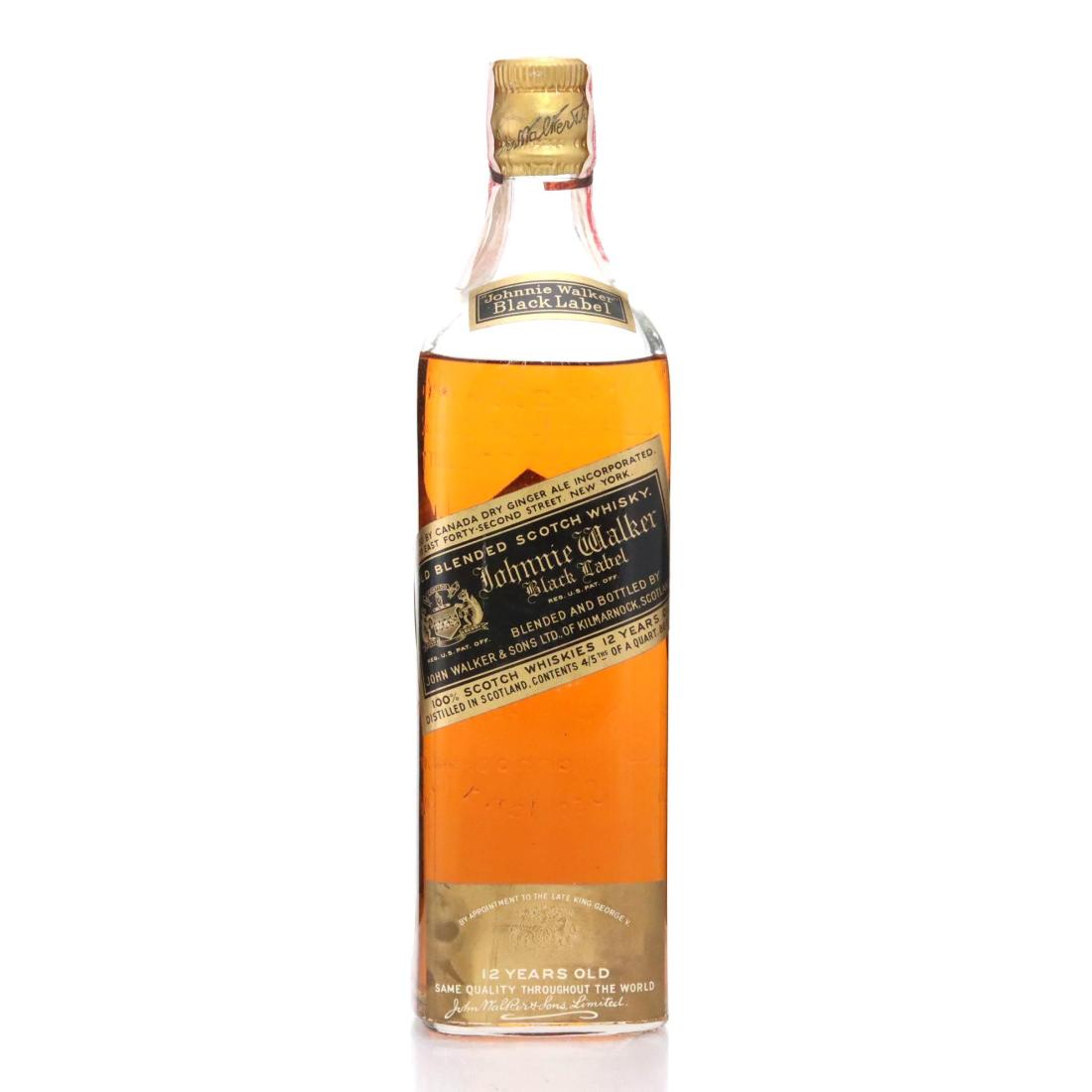 Johnnie Walker Black Label 12 Old Blended Scotch Whisky