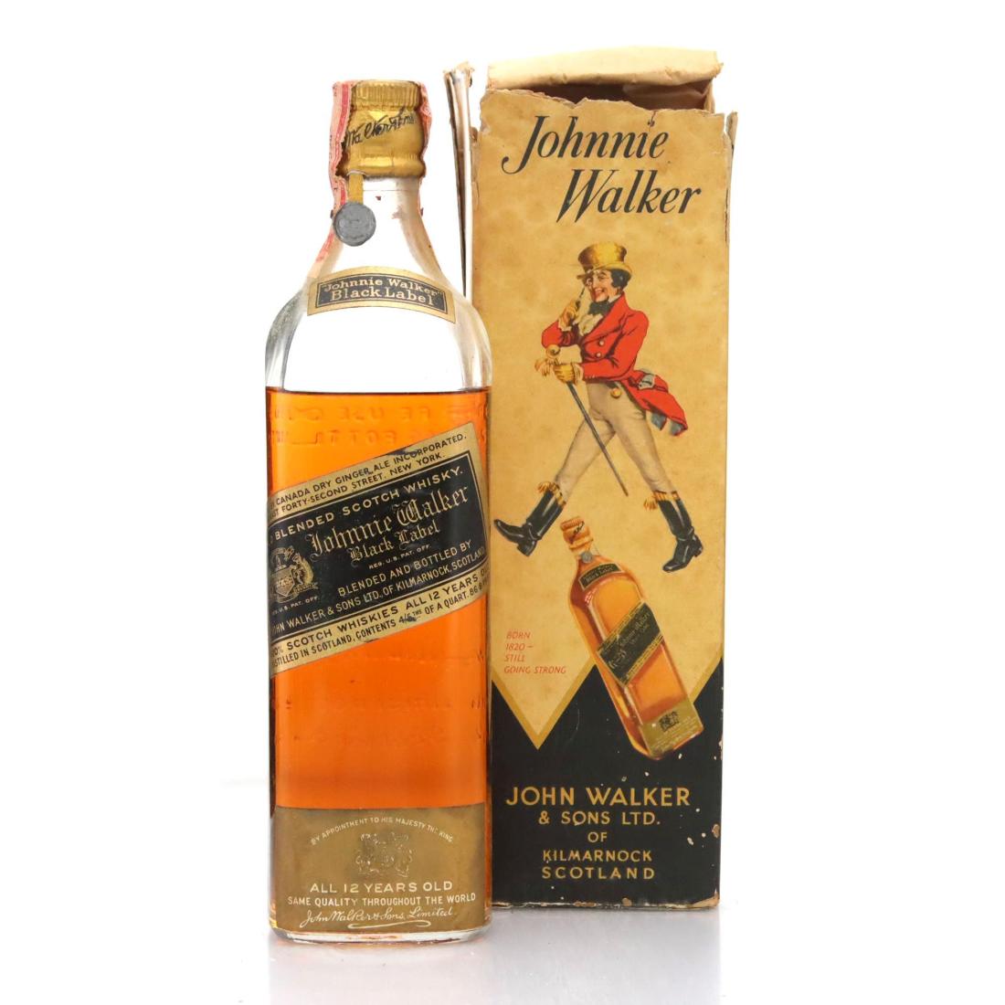 Johnnie Walker Black Label 12 Old Blended Scotch Whisky