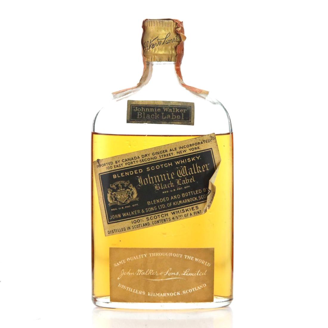 Johnnie Walker Black Label Blended Scotch Whisky 45pint