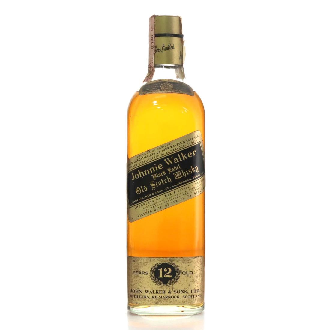 Johnnie Walker Black Label 12 Old Scotch Whisky