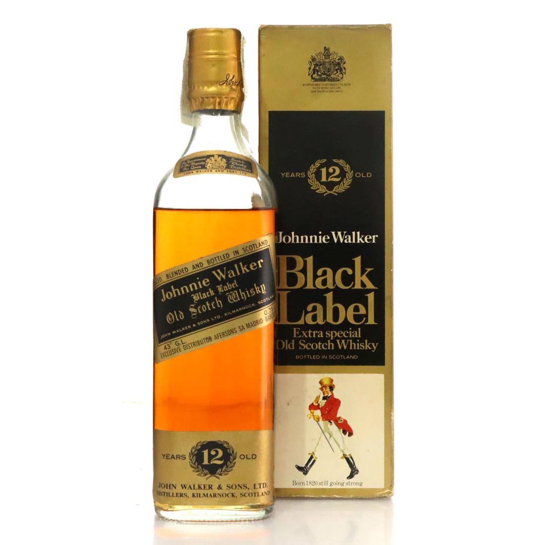 Johnnie Walker Black Label 12 Old Scotch Whisky