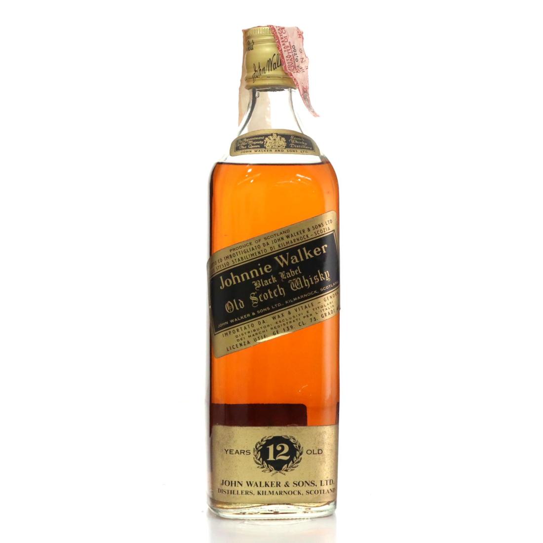 Johnnie Walker Black Label 12 Old Scotch Whisky