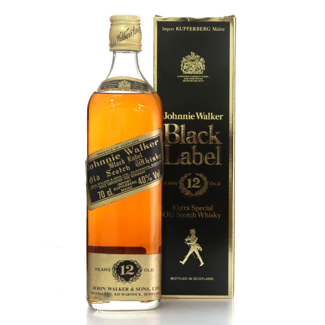 Johnnie Walker Black Label 12 Old Scotch Whisky