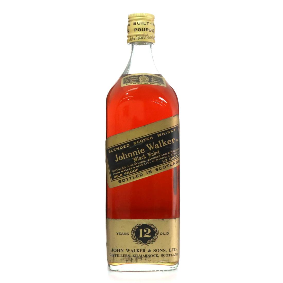 Johnnie Walker Black Label 12 Year Old, 43.4%, 1.89L whisky bottle
