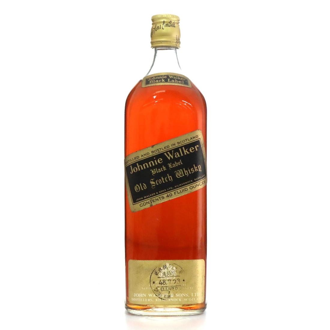 Johnnie Walker Black Label 12 Old Scotch Whisky 40oz