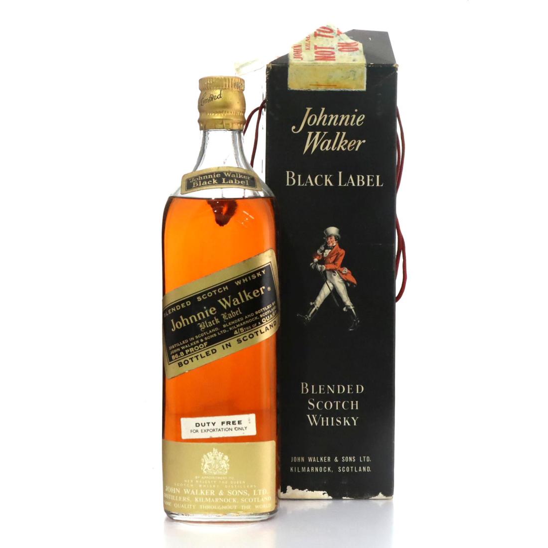Johnnie Walker Black Label Blended Scotch Whisky