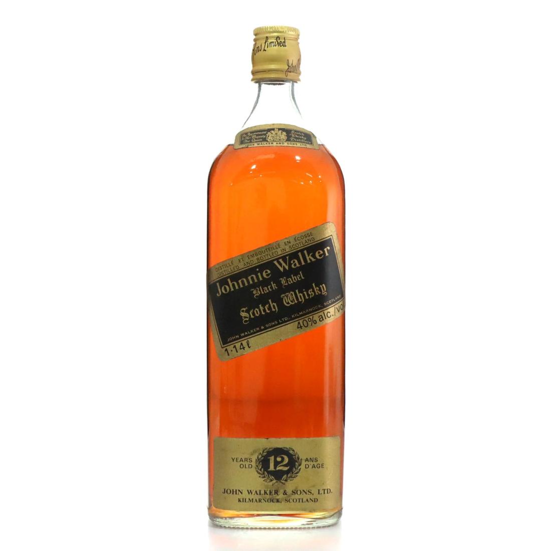 Johnnie Walker Black Label 12 Old Scotch Whisky 114litre