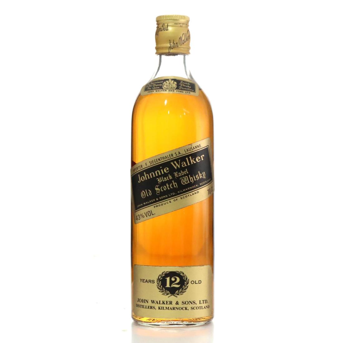 Johnnie Walker Black Label 12 Old Scotch Whisky