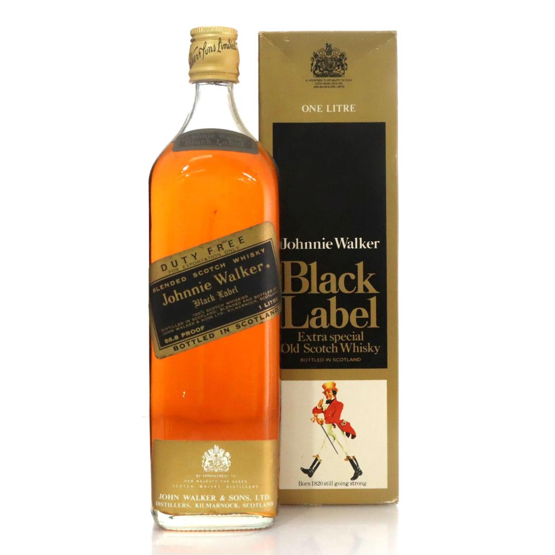 Johnnie Walker Black Label Blended Scotch Whisky Litre