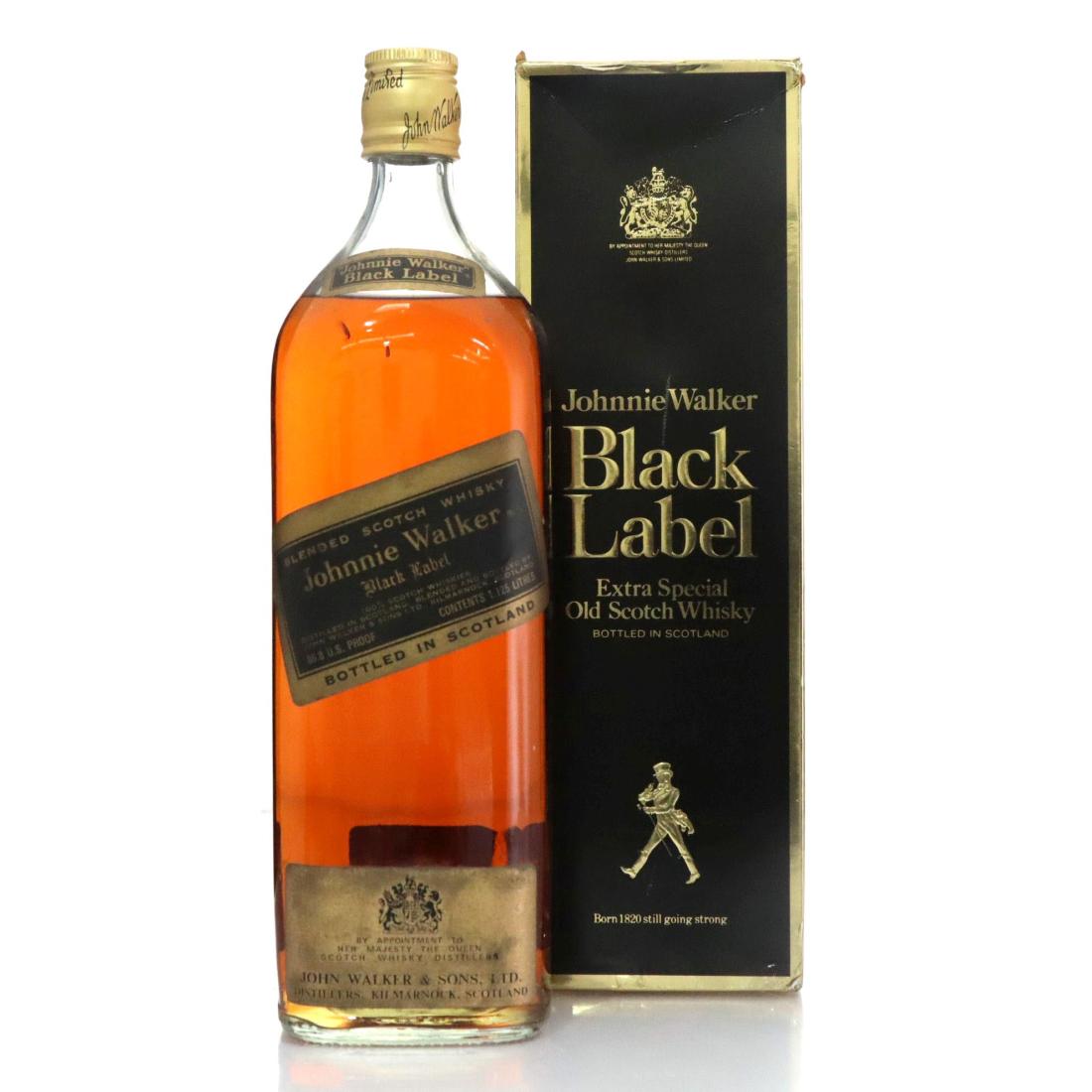 Johnnie Walker Black Label Blended Scotch Whisky 1125litre