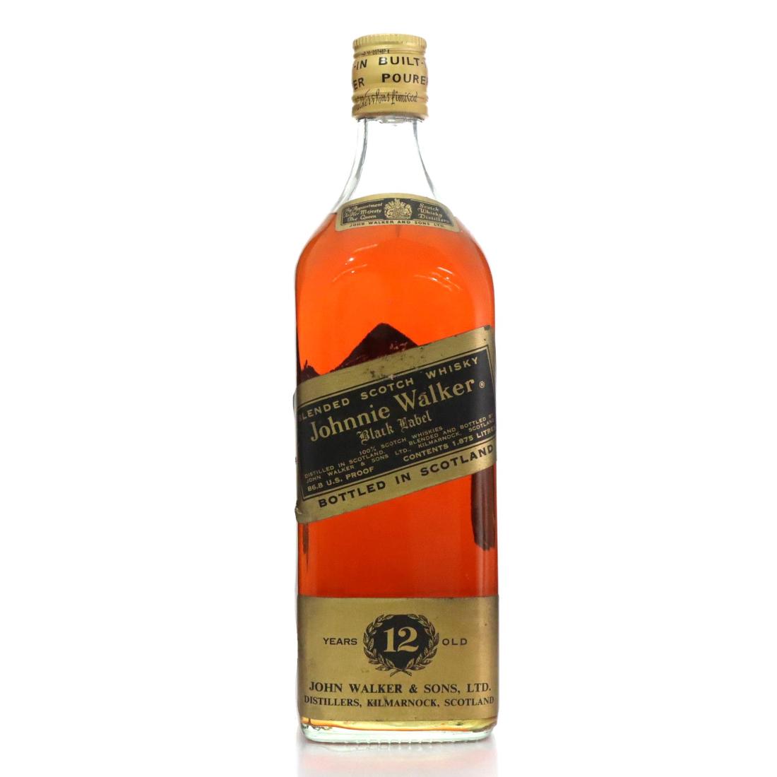 Johnnie Walker Black Label 12 Year Old, 2015, 40%, 1.875L whisky bottle